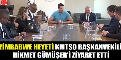 ZİMBABWE BÜYÜKELÇİSİ ALFRED MUTİWAZUKA VE BERABERİNDEKİ HEYET  KMTSO’YU ZİYARET ETTİ