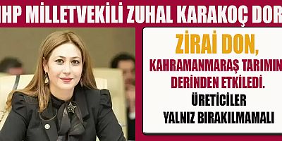 ZUHAL KARAKOÇ DORA’DAN TARIM VE ORMAN BAKANLIĞI’NA KRİTİK SORULAR